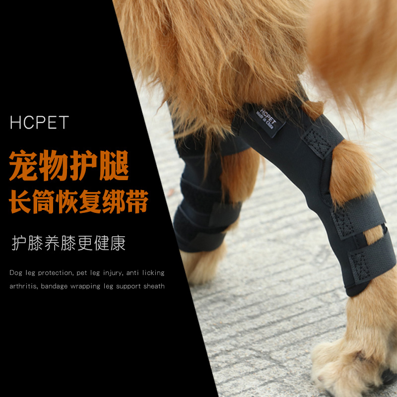 Pet Protection Leg Kneecap Cover Protective Sheath Teddy Dog Surgery Injury Fixed Dog Footed Gold Gross Dog Leg Protection
