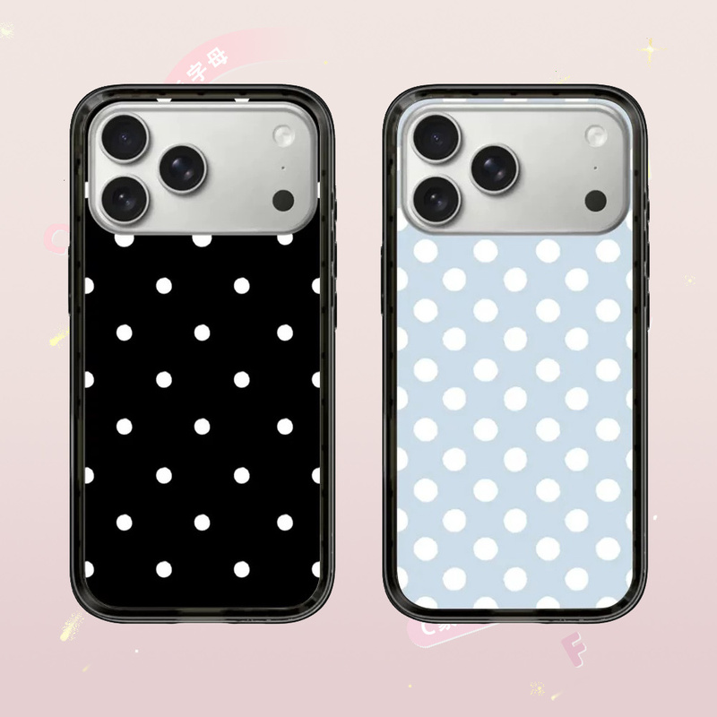 【Hong Kong】In-Stock Classic Polka Dot Pattern Suitable for Apple iPhone 17 Pro Max Phone Case 16/15/14 Magnetic 13 Korean Style ins Celebrity-Inspired Light Luxury Anti-Drop Air Protective Case 【Hong Kong】In-Stock Classic Polka Dot Pattern Suitable for Apple iPhone 17 Pro Max Phone Case 16/15/14 Magnetic 13 Korean Style ins Celebrity-Inspired Light Luxury Anti-Drop Air Protective Case
