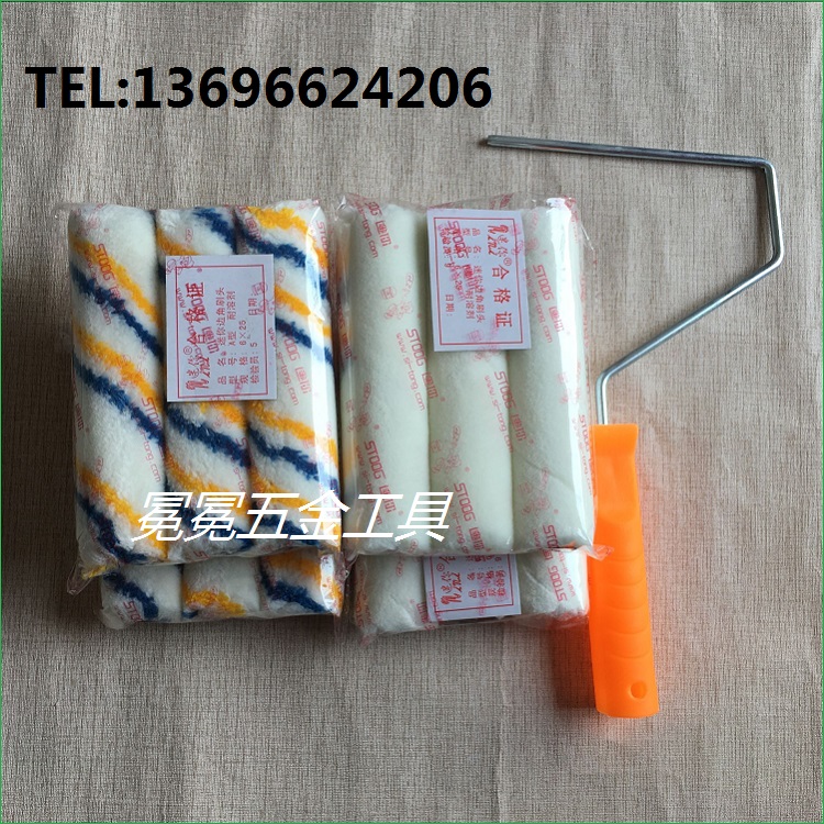 6-inch four-way roller brush 4-inch thumb roller brush small corner roller brush fiberglass brush coating marine brush 6*25