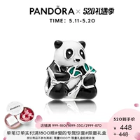 Pandora, милый ювелирный шарм, модная эмаль с бусинами, панда, DIY, простой и элегантный дизайн