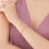 Pandora, универсальный ювелирный шарм, серебро 925 пробы, DIY, простой и элегантный дизайн, подарок на день рождения