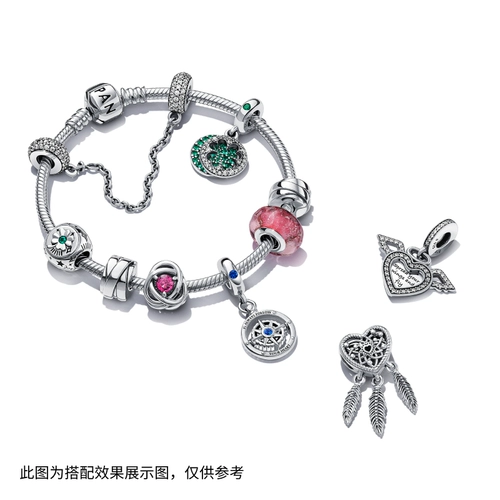 Pandora, серебряный ювелирный шарм в форме сердца, подарок на день рождения