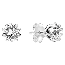 618] Pandora Pandoras shining star earrings star-shaped gemstone prong setting technology is simple fashionable and advanced