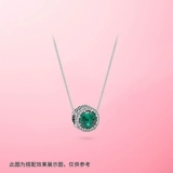 Pandora, зеленый блестящий дизайнерский ювелирный шарм в виде сердечка