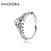PANDORA Pandora Câu Chuyện Cổ Tích 925 Silver Ring 196226CZ Thời Trang Xếp Chồng Lên Nhau Index Ngón Tay Nhẫn Nữ