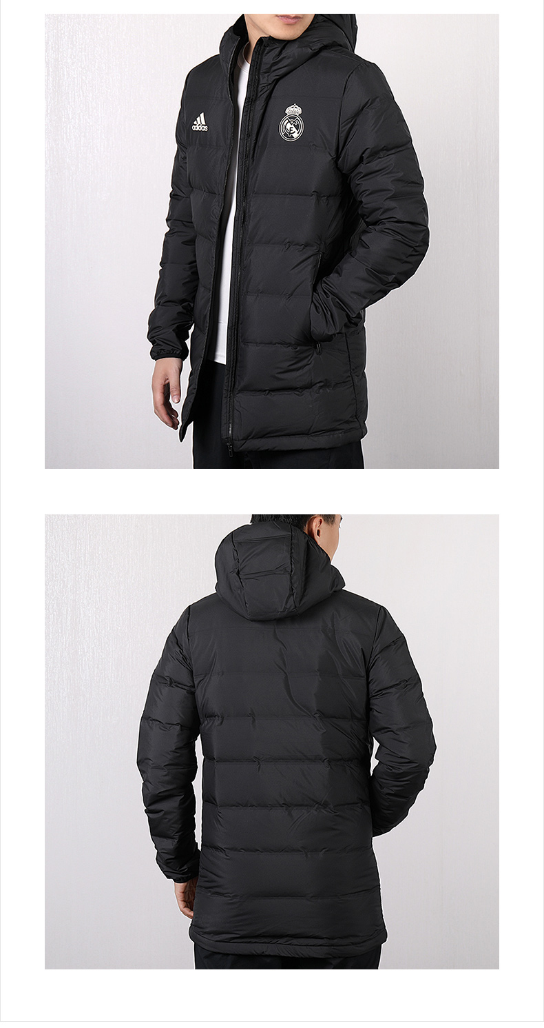 Adidas Adidas down jacket nam 2018 mùa đông mới diện đồ thể thao ngắn áo khoác mỏng xuống - Thể thao xuống áo khoác —