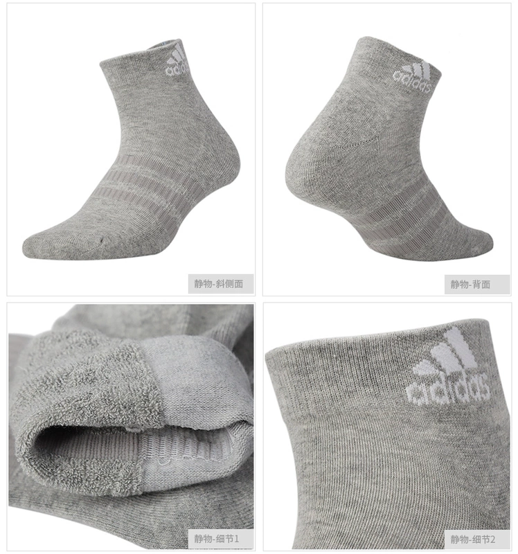 Tất nam Adidas vớ nữ 2019 hè mới thoáng khí ống ba đôi vớ thể thao DZ9365 - Vớ thể thao