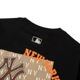 MLB Модная футболка, хлопковый спортивный костюм, короткий рукав, для влюбленных