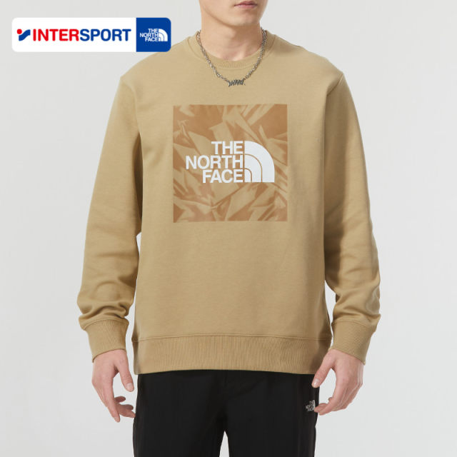 TheNorthFace North Face sweatshirt ຜູ້ຊາຍໃຫມ່ແຂນຍາວ T-shirt ກິລາກາງແຈ້ງຄໍຮອບ knitted ເທິງສໍາລັບແມ່ຍິງ