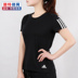 Bộ đồ thể thao nữ Adidas 2019 mới thể thao thoáng khí giản dị tay ngắn chạy bộ quần thẳng DZ8265 - Thể thao sau quần adidas Thể thao sau