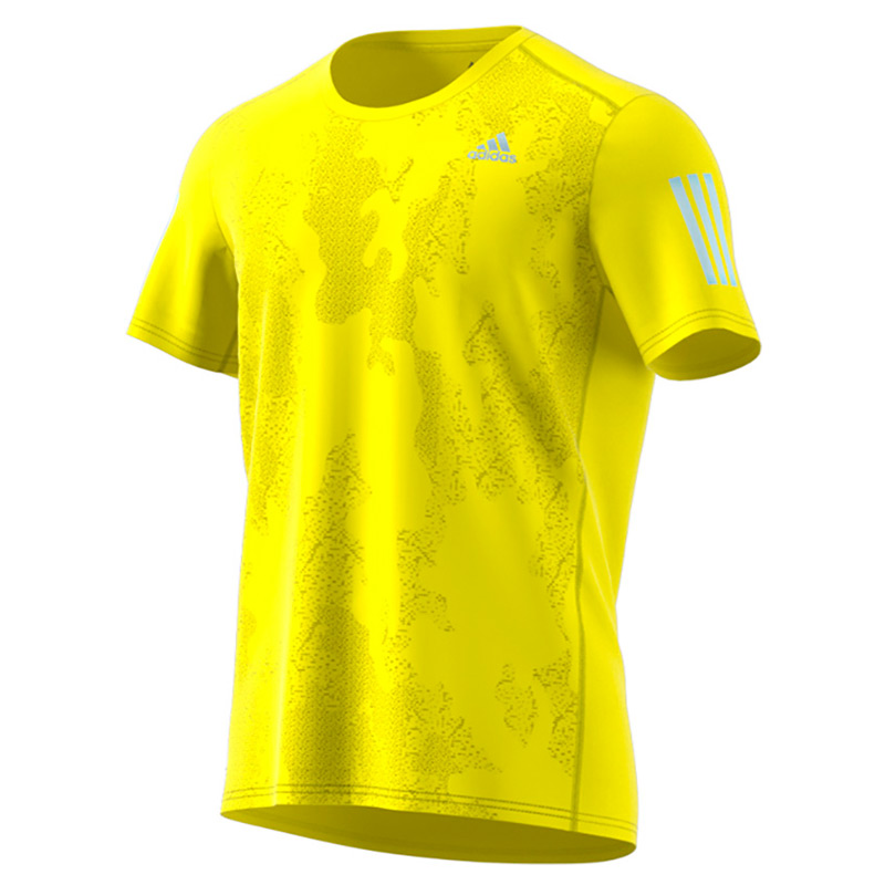 Adidas nam tay ngắn đào tạo áo thể thao nam từ bi thể thao áo sơ mi giản dị nửa tay chạy nhanh áo thun khô - Áo phông thể thao áo ba lỗ nữ the thao