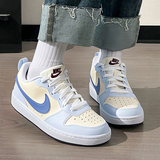 NIKE Официальные кроссовки NIKE; женская обувь; коллекция 2025 года; новинка лета; повседневная спортивная обувь белого и синего цветов; DV5456