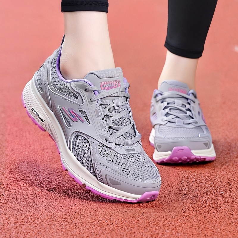 Официальная флагманская женская обувь Skechers, спортивная обувь, весенние новые кроссовки из сетчатого материала с амортизацией, женская повседневная обувь на мягкой подошве