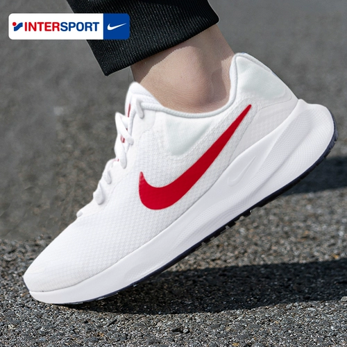 Nike, дышащие белые беговые кроссовки