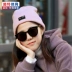 Mũ Puma Hummer mũ nam mũ nữ 2018 mùa đông mới đan mũ cashmere mũ ấm thể thao 052925 mũ lưỡi trai hoa cúc Mũ thể thao