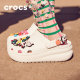 Crocs卡骆驰洞洞鞋女鞋亲子童鞋2025夏季运动鞋儿童厚底凉鞋拖鞋