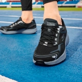Skechers, мужские черные модные беговые кроссовки, повседневная обувь