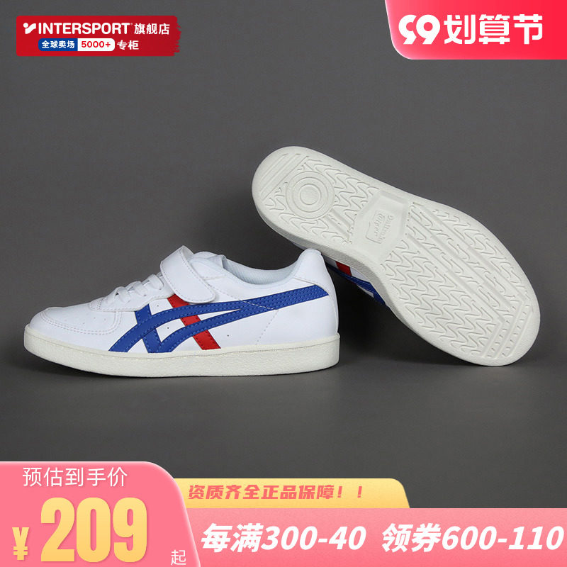 tigerOnitsuka children's shoes official flagship GSM children's shoes summer Velcro big boys and girls parent-child shoes