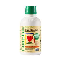 ChildLife Childhood Liquid Calcium Magnesium Zinc Childrens Calcium Supplement Large White Bottle Upgraded Hypoallergenic Small Green Calcium
