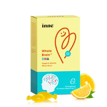 inne whole brain DHA children and students brain supplement to enhance learning and memory 3 years old and above capsules algae oil 40 capsules