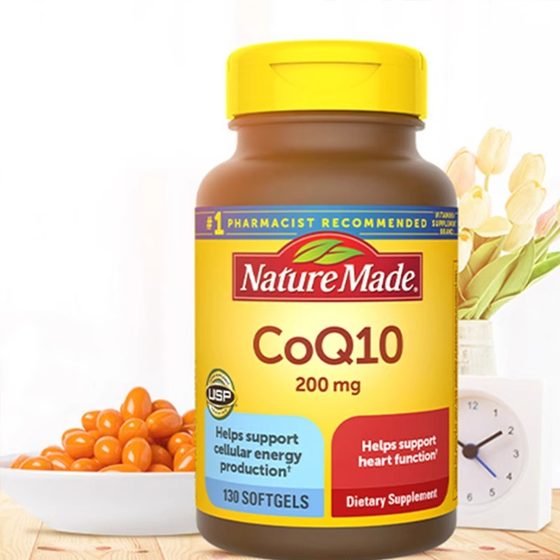 NatureMade Coenzyme Q10 Capsules High Content 200mg Heart 130 Capsules Imported from the United States