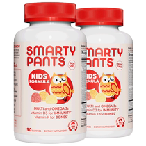 SmartyPants childrens vitamin c owl gummy infant vd3 zinc supplement DHA fish oil resistance *2