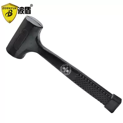 Wave shield 1 1 5 2LB Non-elastic hammer Rubber hammer Tile installation hammer Rubber hammer Rubber hammer shockproof hammer