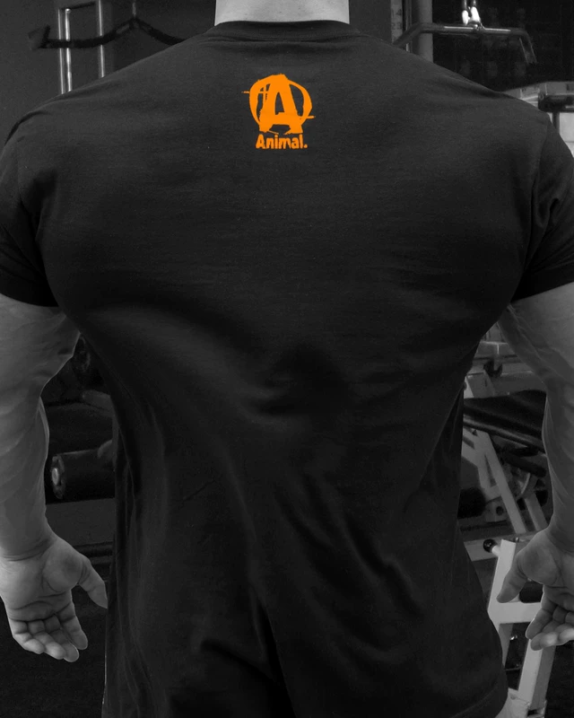 Toàn cầu Beast Loose Size Kích thước lớn Áo thun thể thao Cơ bắp Tập thể dục Anh Nam Mao Rui Power Nâng một nửa tay áo Thể hình ngắn tay - Áo phông thể thao