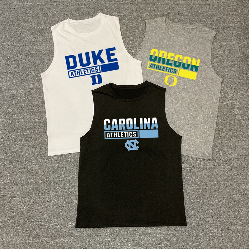 New American Sports Vest Men's Sleeveless Duke Peking University Basketball Shooting Training Clothes Loose Quick-Drying T-Shirt
