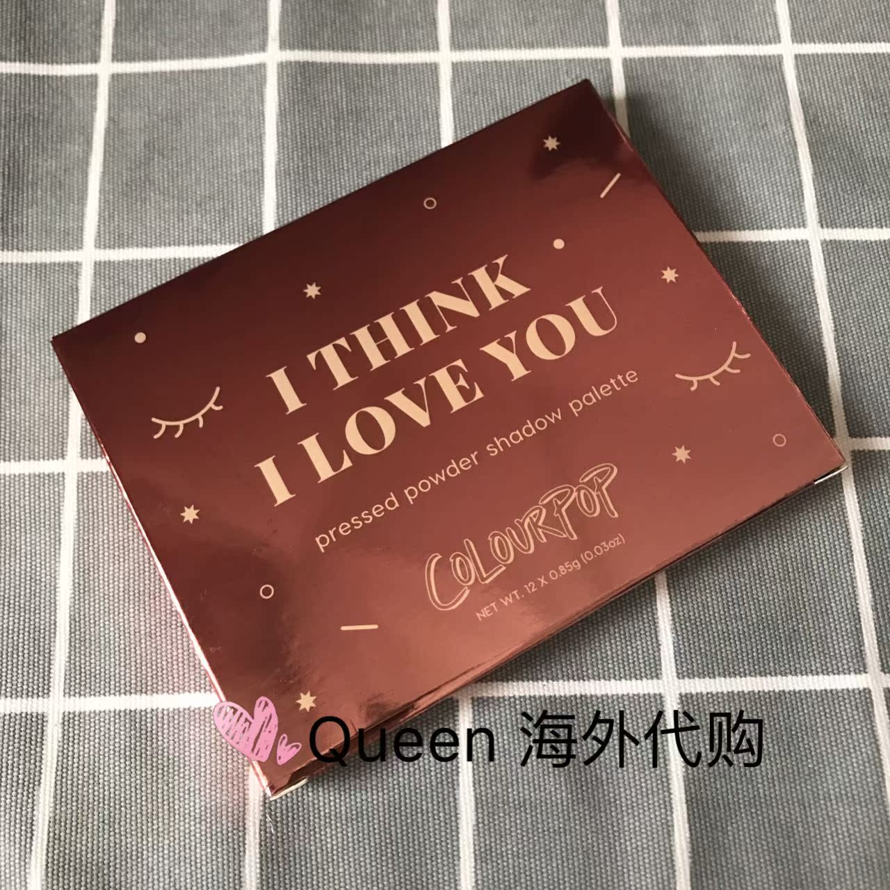 Colourpop thẻ màu bong bóng colorpop tăng vàng địa phương phấn mắt tôi nghĩ rằng tôi yêu bạn phấn mắt