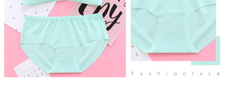 Phần dày, không dấu vết, không vành, áo ngực, gợi cảm, tụ tập, áo ngực nhỏ, bộ đồ lót cô gái thoải mái quần lót nữ triumph
