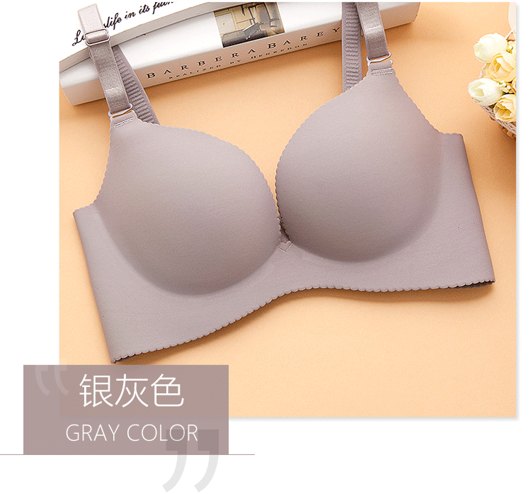 Bộ đồ lót liền mạch một mảnh đặt áo ngực nữ không có vòng thép tập hợp ngực nhỏ gợi cảm trên áo ngực nữ có thể điều chỉnh áo ngực đẹp