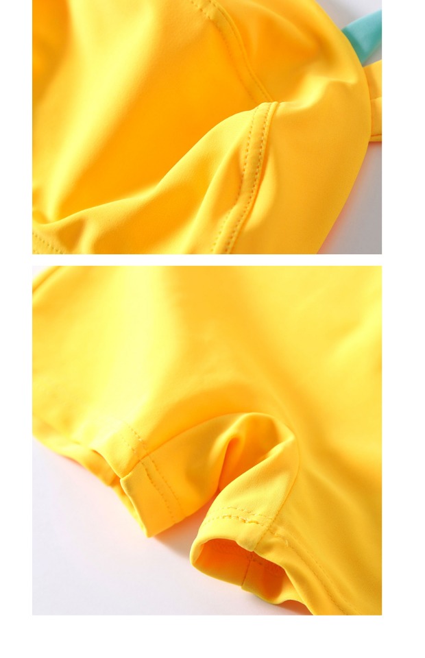 Đồ bơi trẻ em Hàn Quốc quần boxer trẻ em suối nước nóng chàng trai và cô gái bò áo tắm một mảnh đồ bơi trẻ em - Bộ đồ bơi của Kid đồ bơi tiên cá
