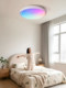 Bladeless Fan Lamp, Vintage Invisible Variable Frequency Fan, 2026 New Model, Creative Eye-Protecting Ceiling Lamp, Master Bedroom Room Lamp