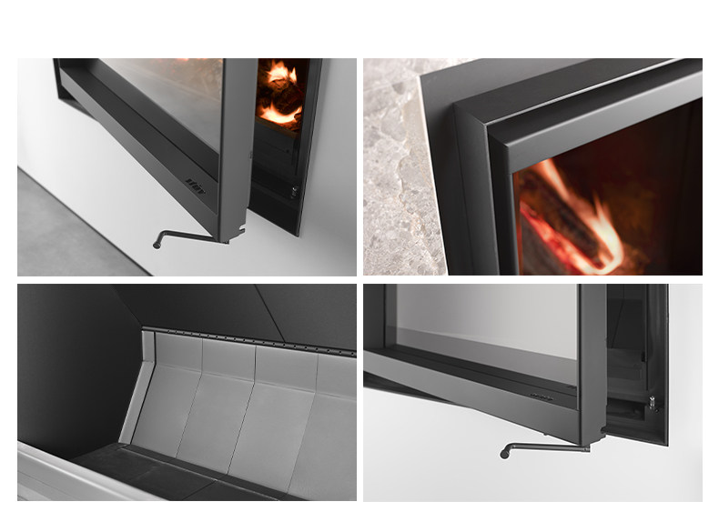 Stûv 6 Cheminée à bois, encastrable — Détails du produit 21