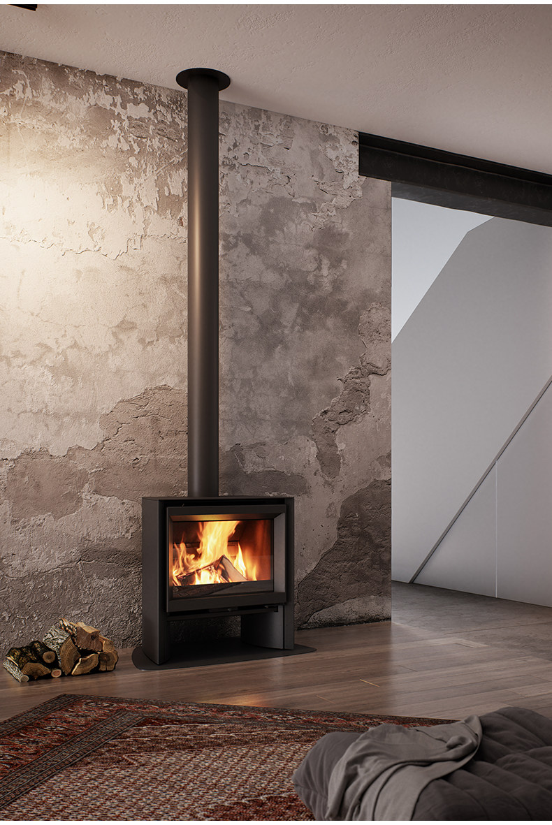 Stûv 6 Chimenea de leña, independiente — Detalles del producto 8