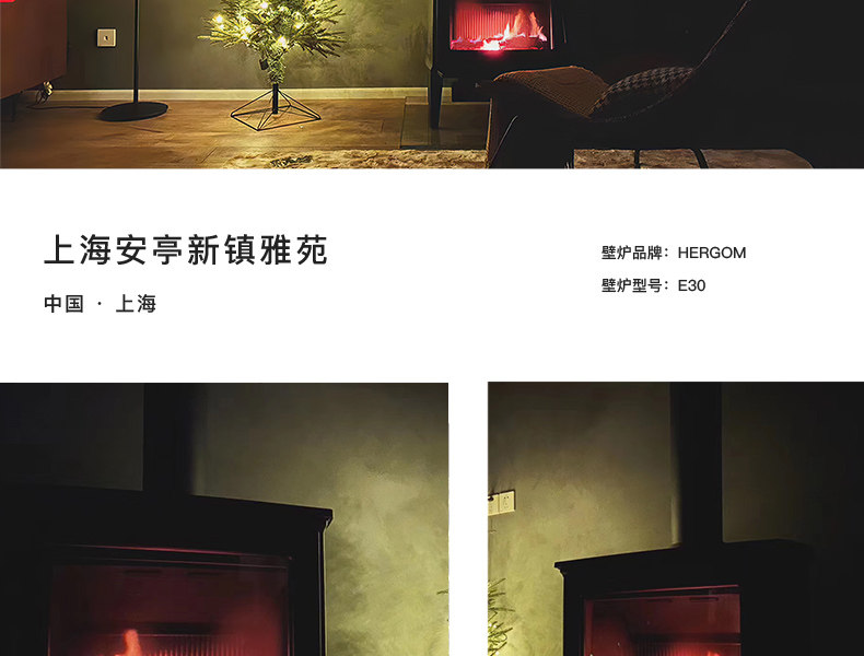 Hergom HGB-70 Chimenea de leña, empotrable — Detalles del producto 43