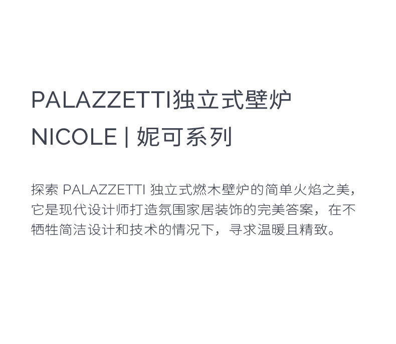 Palazzetti NICOLE Chimenea de leña, independiente — Detalles del producto 9