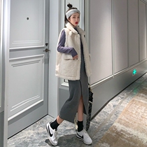 2021 New female autumn Winter temperament Van Minus Age Herben Wind Light Cooked Casual Fashion Two Suit Skirts