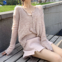 2022 New Womens Early Fall Ocean Gas Aging Slim fashion Casual Fashion Fried Street Careers Two Suit Skirts