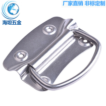 201 stainless steel thick folding handle tool box movable handle wooden box ring handle industrial equipment box handle