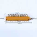 Распределение нефтяной цепи масла -регулируемое нефтяной нефтяной нефтяной нефтяной дорогой Многоотедженный клапанный клапанный клапан клапан распределения