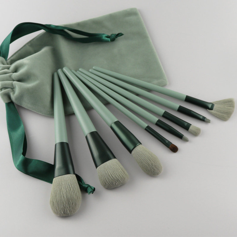 Makeup brush set of animal hair eyebrow shadow blush brush brush brush full set of Cangzhou brush dry soft