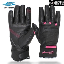 Sweep Motorcycle Cycling Gloves Unisex Summer Thin Motorcycle Racing Anti Fall Breathable Screen Four Seasons