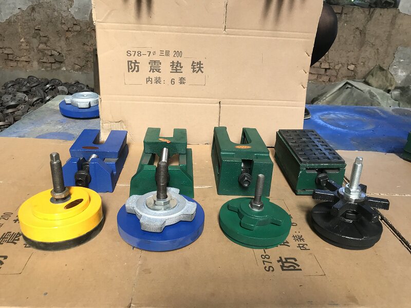 S78-8圆型机床减震垫铁 六爪数控机床垫铁注塑机调整垫脚-阿里巴巴