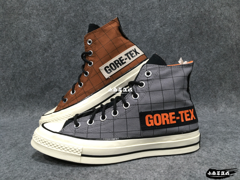 【In-Stock Items from the Store】Converse Plaid Trendy High-Top Canvas Shoes 1970S 171444