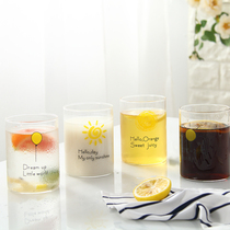Creative Day Style Milk Cup Breakfast cup Drink cup Drink Juice Cup Breakfast Cup High Heat Resistant Microwave Cup