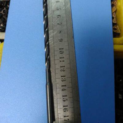 Used tungsten steel alloy carbide hardened cold drill D5 total length of 155mm blade length 115mm handle 6mm