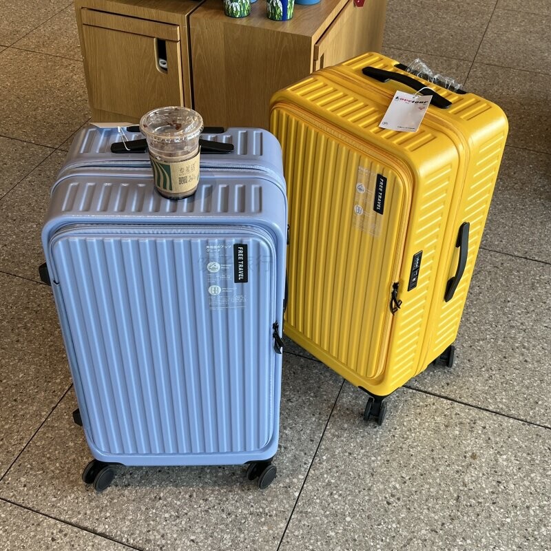 Exported to Japan, Large-Capacity Luggage Suitcase for Women, Scratch-Resistant and Wear-Resistant, 28-Inch Trolley Case with Universal Wheels, Thickened Expandable Travel Suitcase