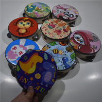 Childrens tambourine kindergarten teacher handbell infant hand drum dance props Orff musical instrument tambourine